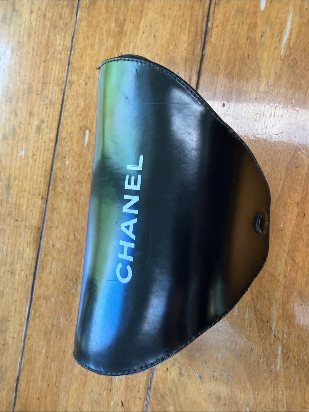 CHANEL Brown Gradient Shield Sunglasses with Black Case - Picture 5 of 5
